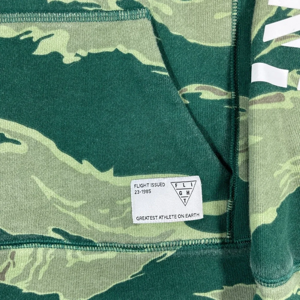 Air Jordan Kids Small Camo Green Red Stars Tiger Stripe Hoodie‎
